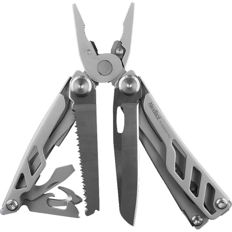 Мультитул NexTool 245 г 11 см сірий сталевий 16 функцій