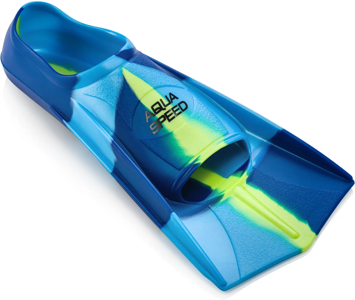 Ласти Aqua Speed силіконові 33-34 сині блакитні жовті