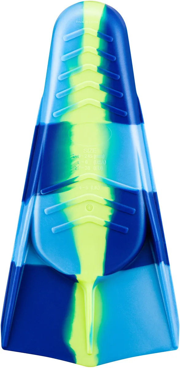 Ласти Aqua Speed силіконові 33-34 сині блакитні жовті