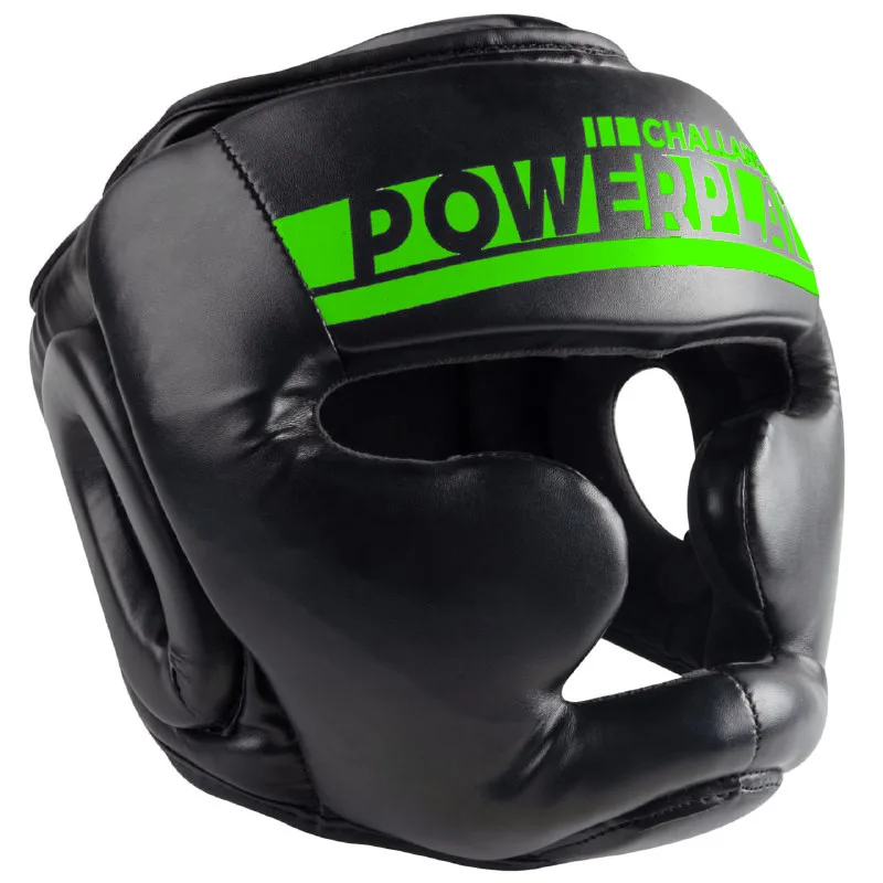Боксерський шолом Active Point PU шкіра XL Чорний