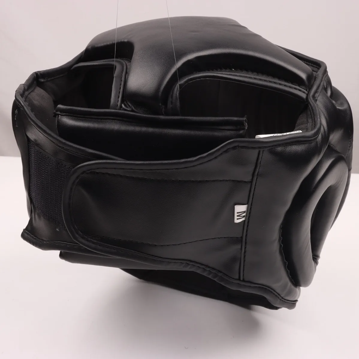 Боксерський шолом Active Point PU шкіра XL Чорний