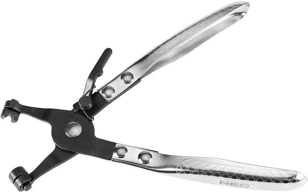 Самозажимные клещи для хомутов Neo Tools, диаметр 0-45 мм, длина 210 мм.