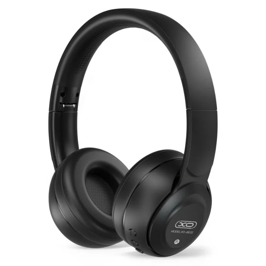 Навушники Bluetooth XO шкірозамінник 166х183х70 мм чорні