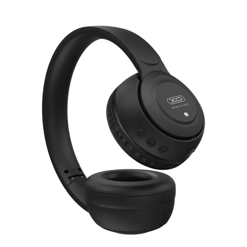 Наушники Bluetooth XO из кожзаменителя 166х183х70 мм черные