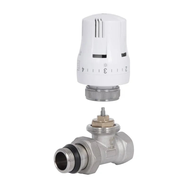 Термостатичний набір 1/2" Thermo Alliance TAS353W15 латунь 185х125х85 мм нікель