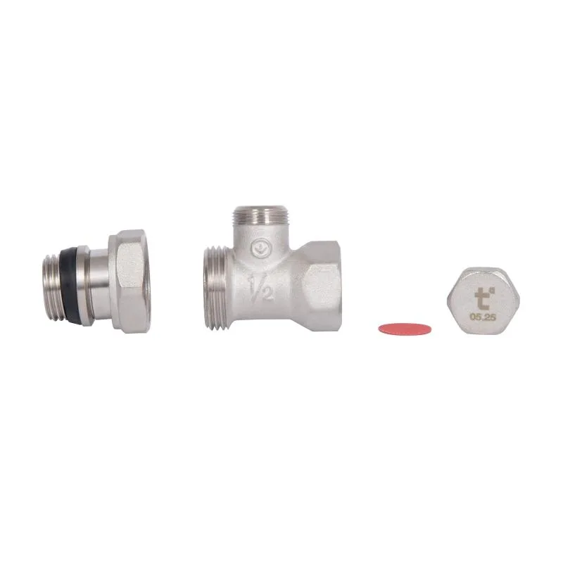 Термостатичний набір 1/2" Thermo Alliance TAS353W15 латунь 185х125х85 мм нікель