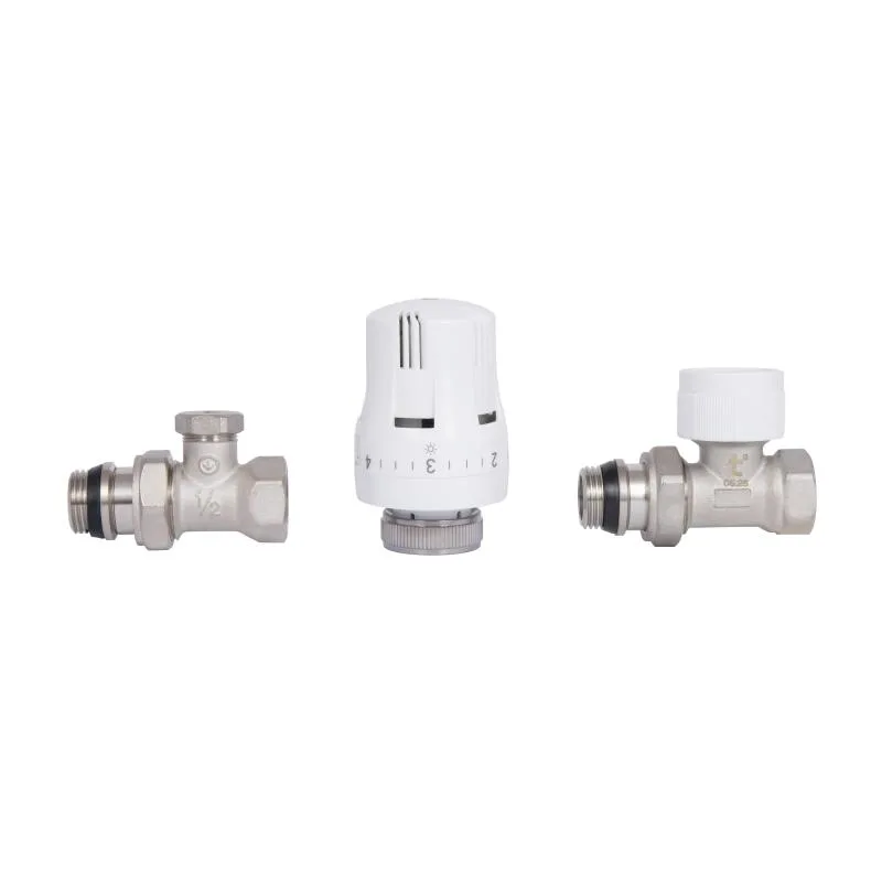 Термостатичний набір 1/2" Thermo Alliance TAS353W15 латунь 185х125х85 мм нікель