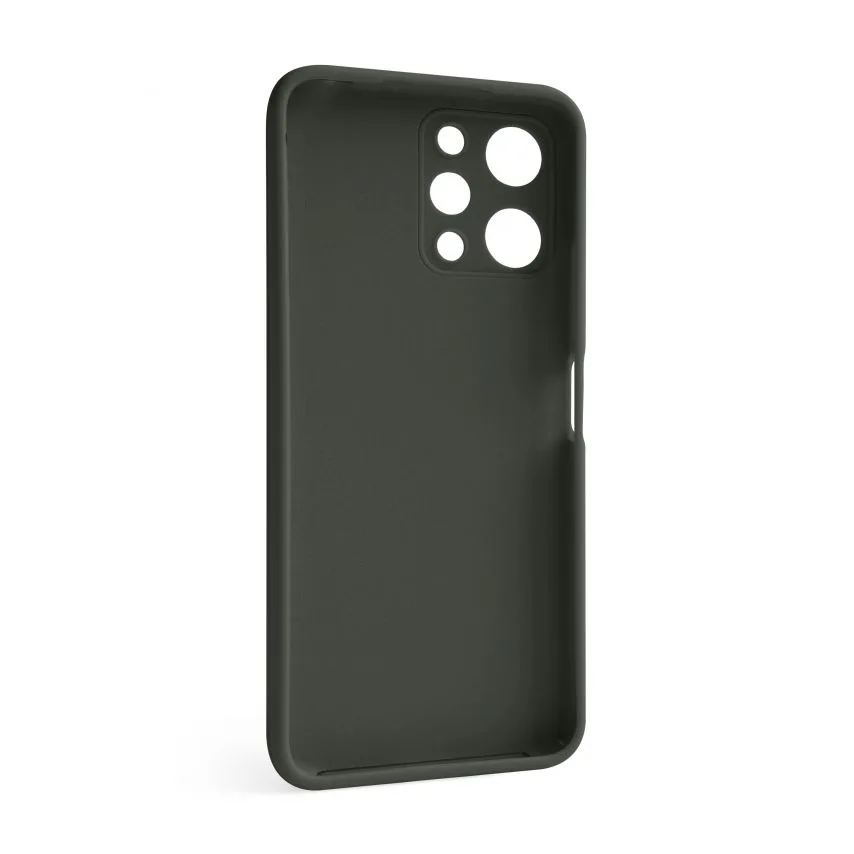 Силиконовый чехол для Xiaomi Redmi 12 4G зеленый.
