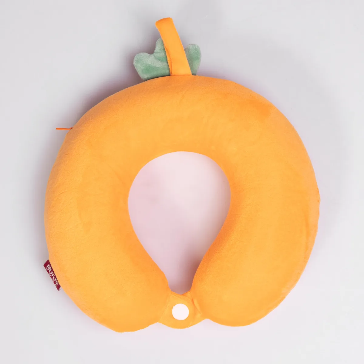 Подушка для шиї Carrot Плюш-велюр 22х22 см Зелена