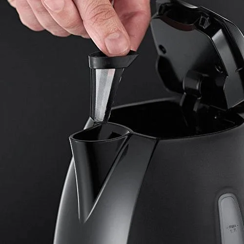 Електрочайник Russell Hobbs пластиковий 1,7 л чорний 2400 Вт