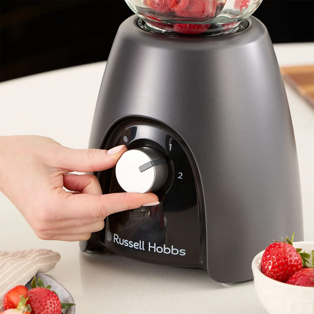 Блендер Russell Hobbs стаціонарний Desire Matte Charcoal, 650Вт, об'єм чаші 1500мл, чорний колір.