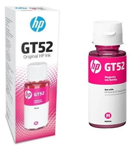 Контейнер з чорнилом HP GT52 DJ5810/5820, Ink Tank 115/315/319/410/415/419, Smart Tank 500/515/530/615/670/720/750/790 Magenta  (8000 стор)