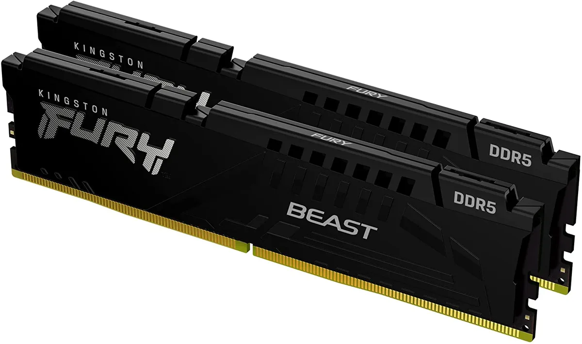 Пам'ять ПК Kingston DDR5 16GB KIT (8GBx2) 5600 FURY Beast