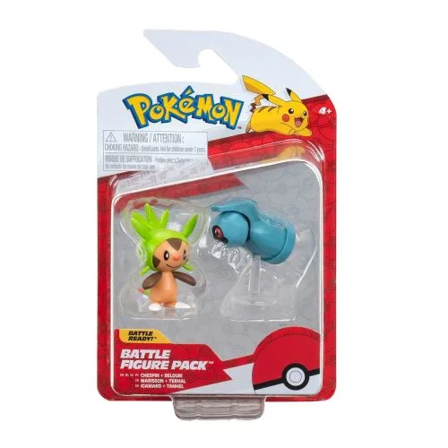 Набір ігрових фігурок Pokemon Чеспін та Белдум 5 см для дітей.