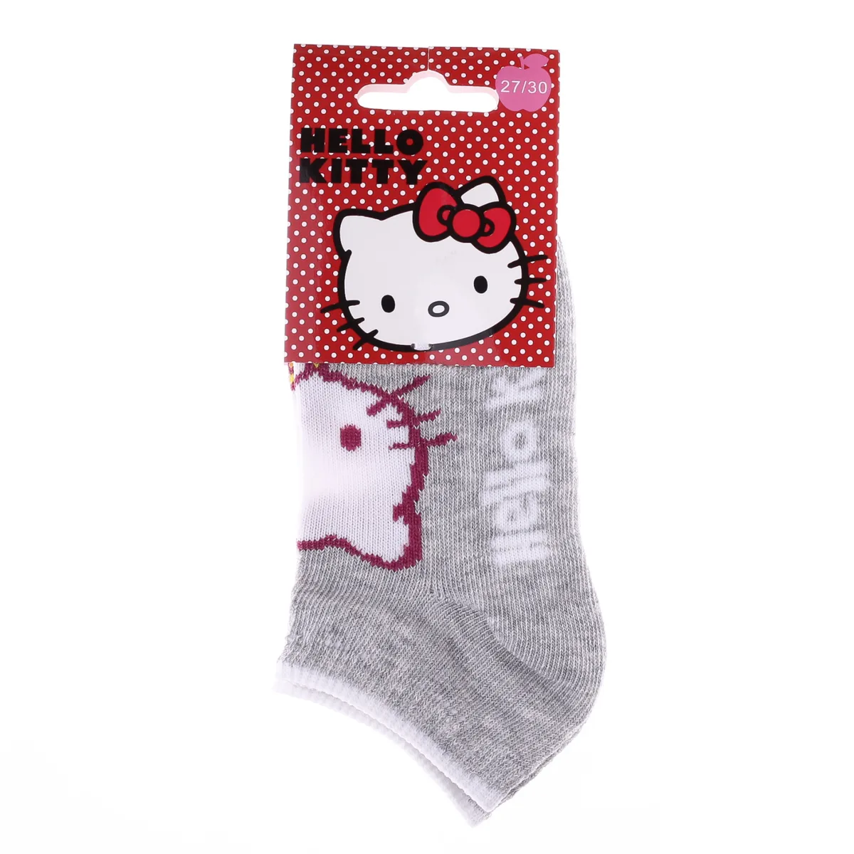 Шкарпетки HELLO KITTY 57% бавовна 31-34 сірий