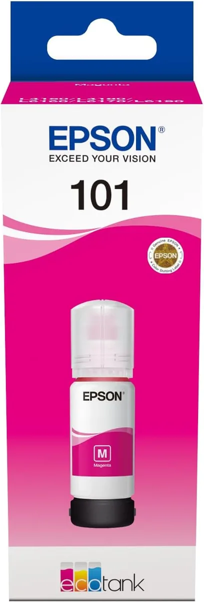 Контейнер з чорнилом Epson 101 EcoTank L14150/L4150/L4160/L4260/L4267/L4360/L6160/L6170/L6190/L6270/L6290 magenta
