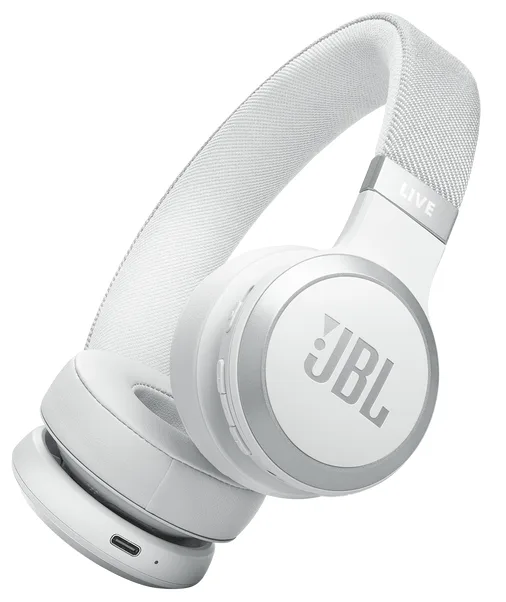 Гарнітура JBL Бездротова повнорозмірна пластикова 40 мм Білий