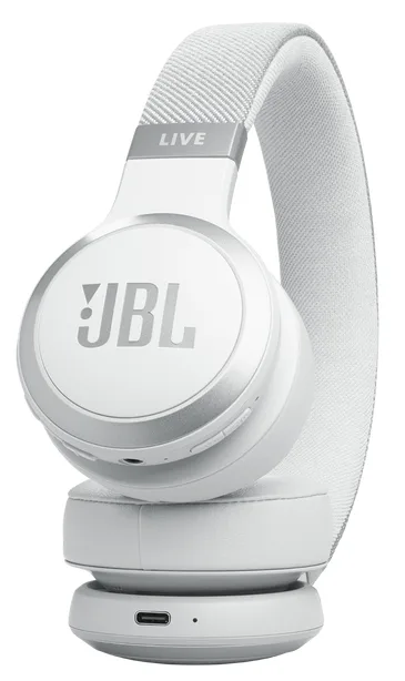 Гарнітура JBL Бездротова повнорозмірна пластикова 40 мм Білий