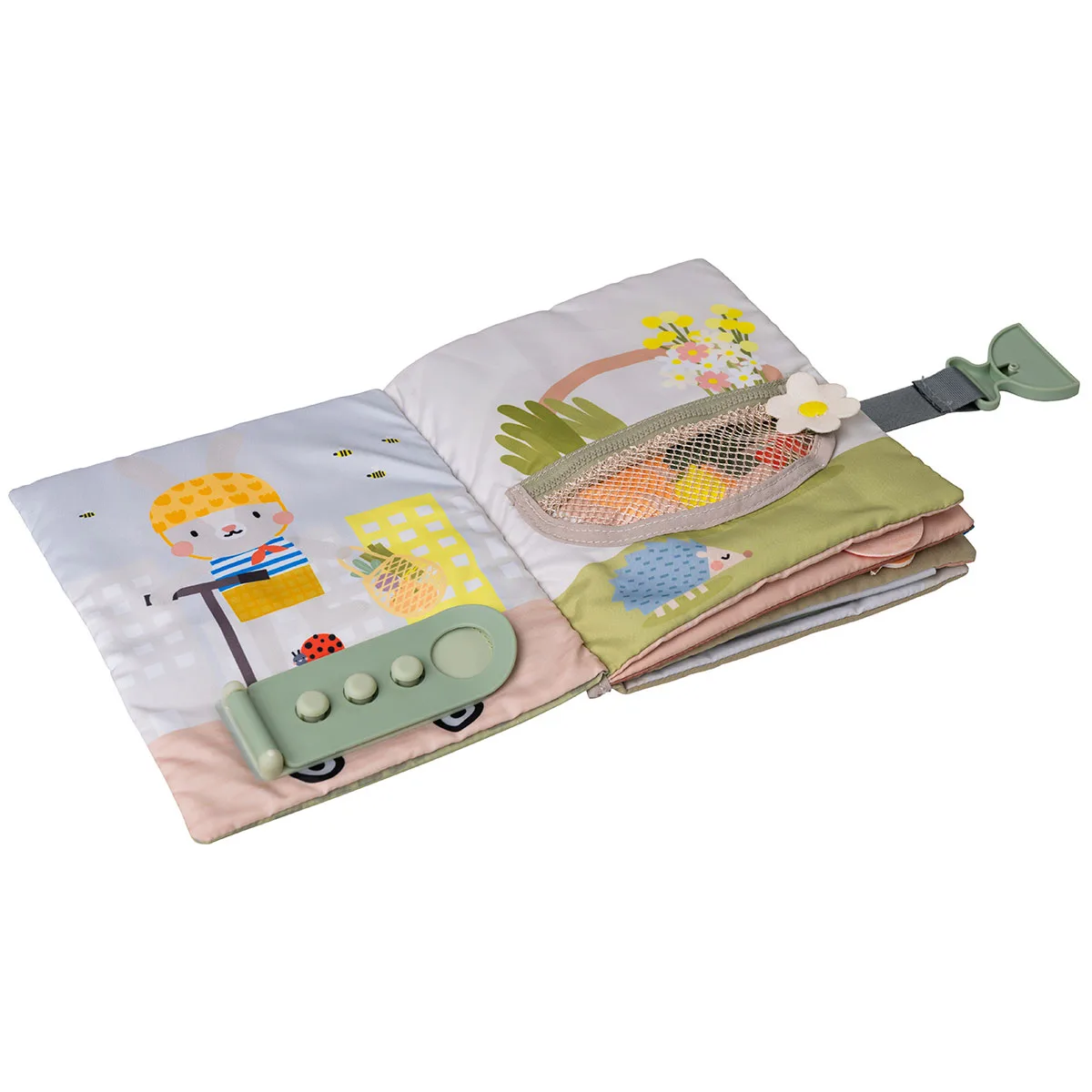 Развивающая мягкая книжка Taf Toys полиэстер 18х21 3 см Садик в городе