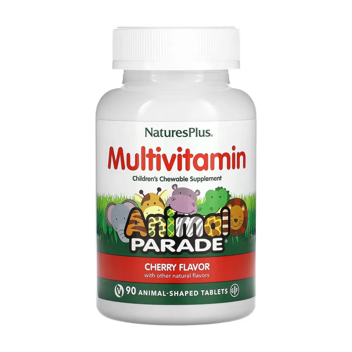 Дитячі мультивітаміни Nature's Plus Веганські 90 жувальних таблеток Вишня