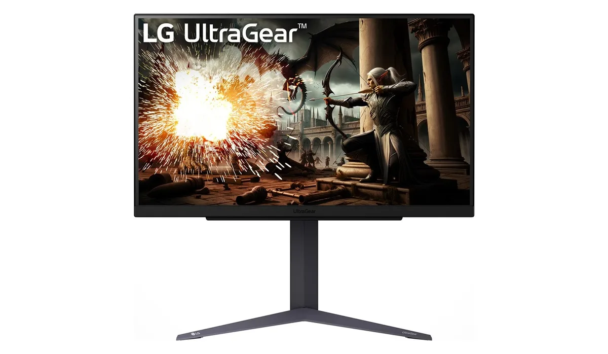 Монитор LG 27" 27GS75Q-B 2xHDMI, DP, Audio, IPS, 2560x1440, 180Hz, 1ms, sRGB 99%, G-SYNC, FreeSync, Поворот, HDR10