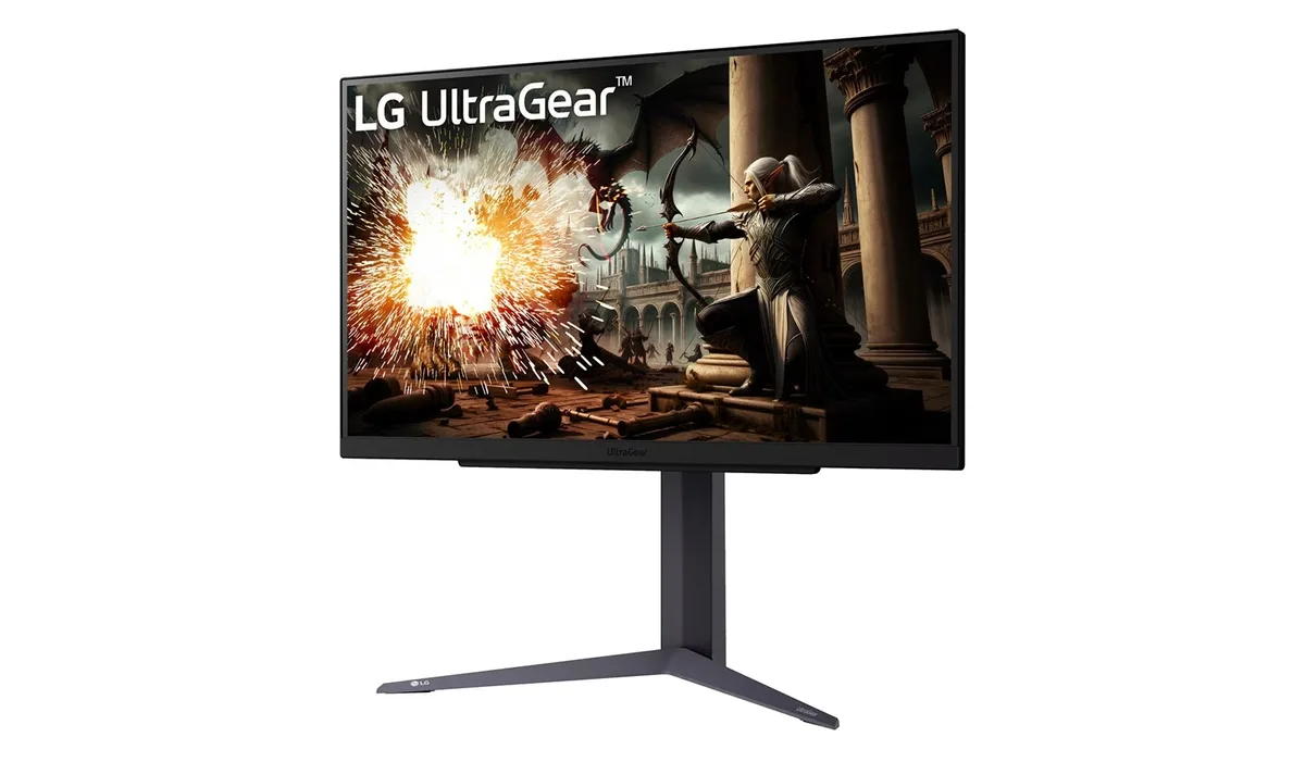 Монитор LG 27" 27GS75Q-B 2xHDMI, DP, Audio, IPS, 2560x1440, 180Hz, 1ms, sRGB 99%, G-SYNC, FreeSync, Поворот, HDR10