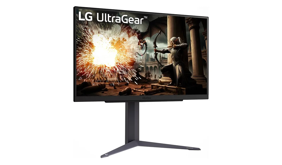 Монитор LG 27" 27GS75Q-B 2xHDMI, DP, Audio, IPS, 2560x1440, 180Hz, 1ms, sRGB 99%, G-SYNC, FreeSync, Поворот, HDR10