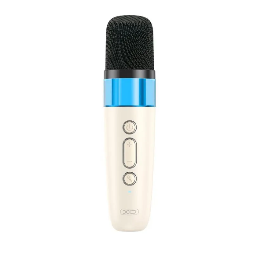 Портативна колонка XO Bluetooth 5.3 20W бежевий з мікрофоном RGB