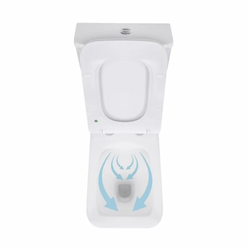 Унітаз-компакт Qtap Kalao безобідковий Soft-close кераміка 660х360х820 мм білий