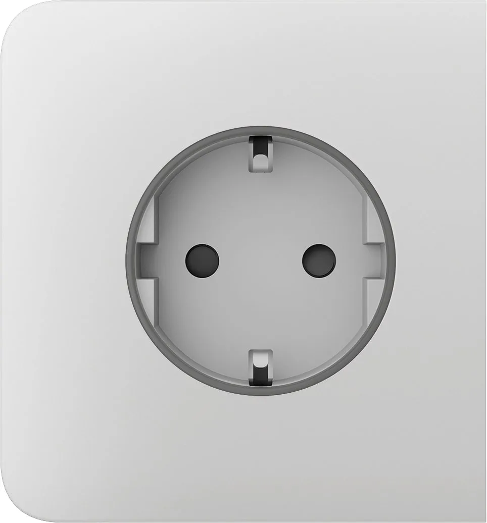 Бічна панель для вбудованої розетки Ajax SideCover for Outlet Basic, білий