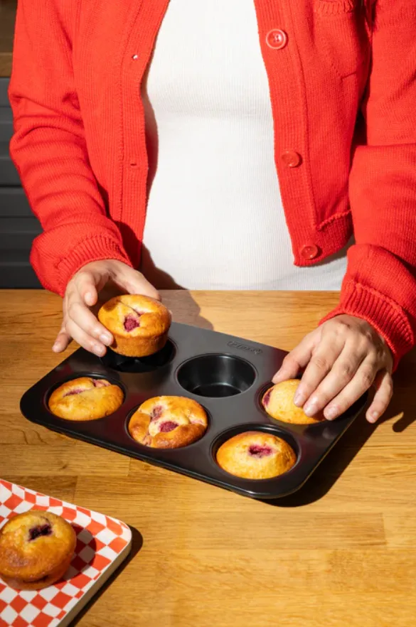 Форма для мафінів Pyrex вуглецева сталь 6 шт прямокутна антипригарна