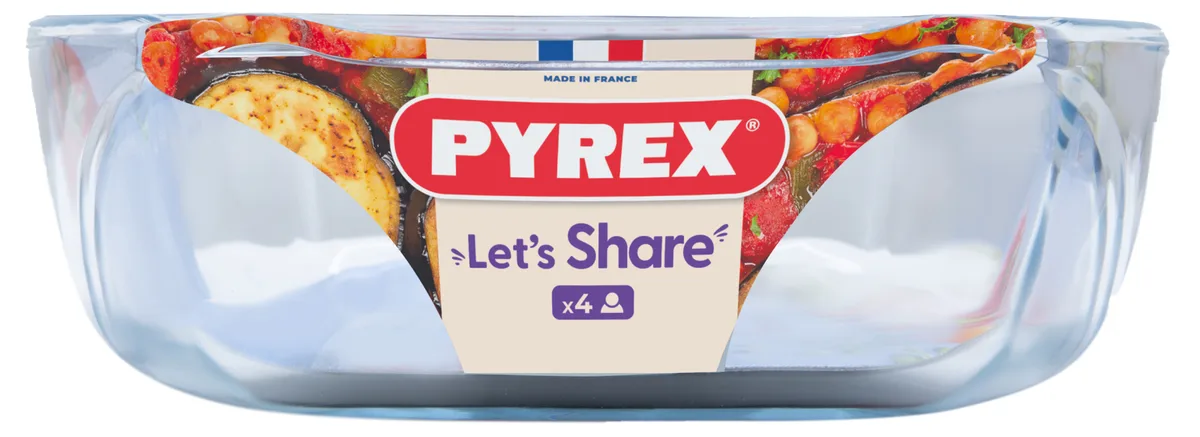 Форма для запекания Pyrex боросиликатное стекло 30х21х7 см овальная