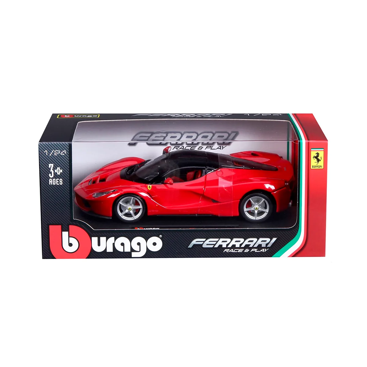 Автомодель Bburago метал 1:24 червона
