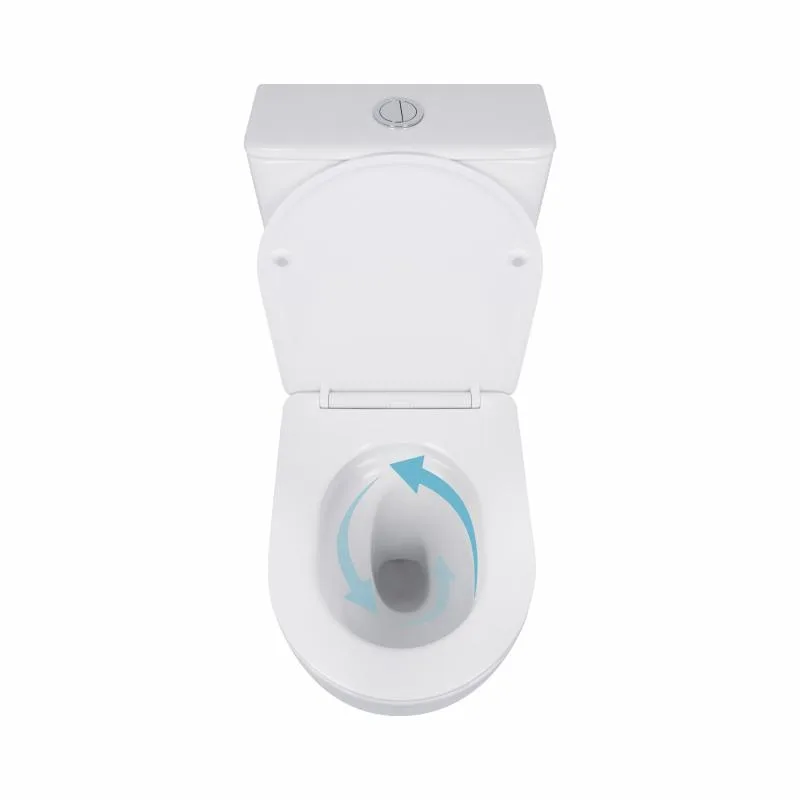 Унітаз-компакт безободковий Qtap Robin Ultra Quiet 690х440х480 мм кераміка білий