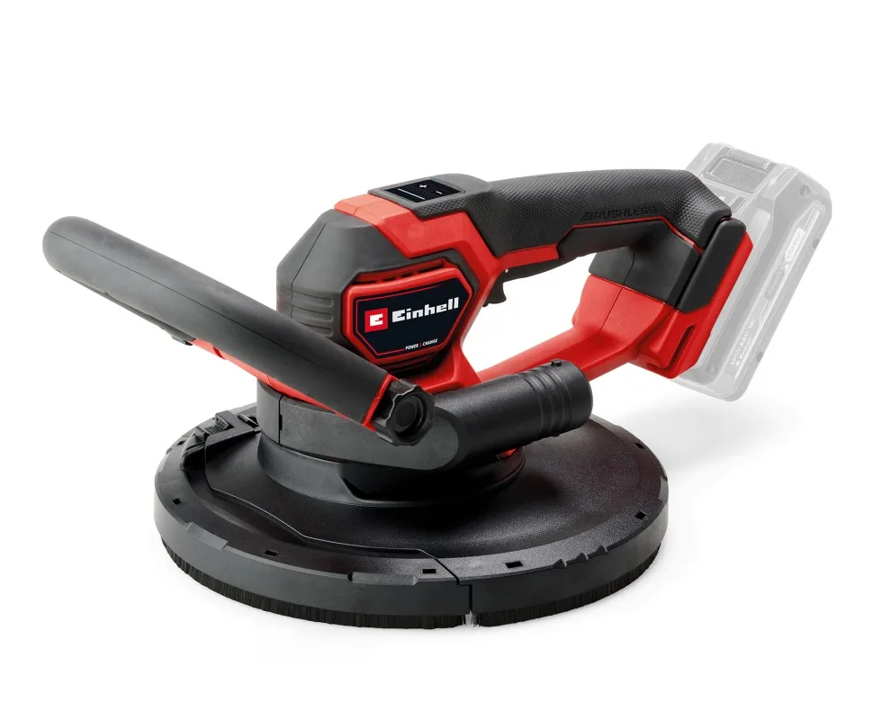 Акумуляторна стінова шліфмашина Einhell Professional TP-DWS 18/225 Li PXC, 18В, d225мм, 600-1200 об/хв, 2.36 кг