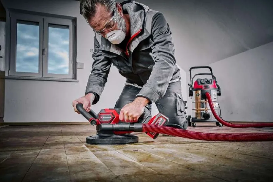 Акумуляторна стінова шліфмашина Einhell Professional TP-DWS 18/225 Li PXC, 18В, d225мм, 600-1200 об/хв, 2.36 кг