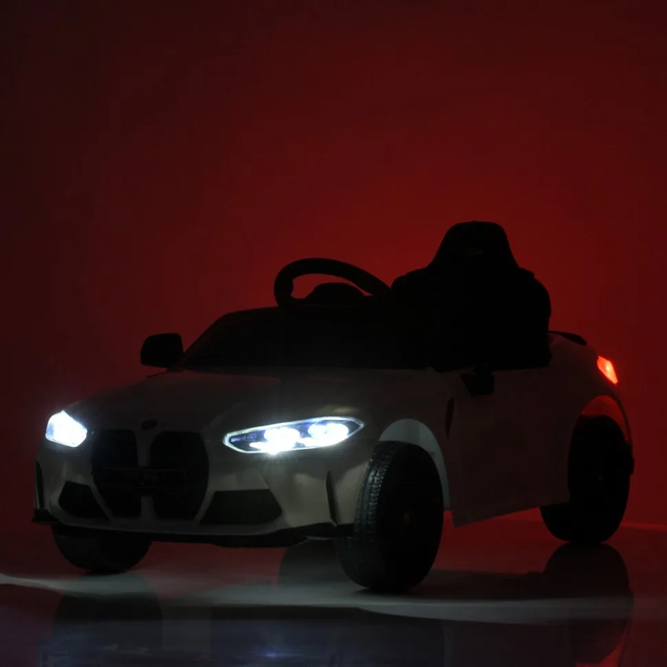 Дитячий електромобіль M 5096EBLR-1 112,5x29,5x58 см комбінований білий для дітей до 30 кг