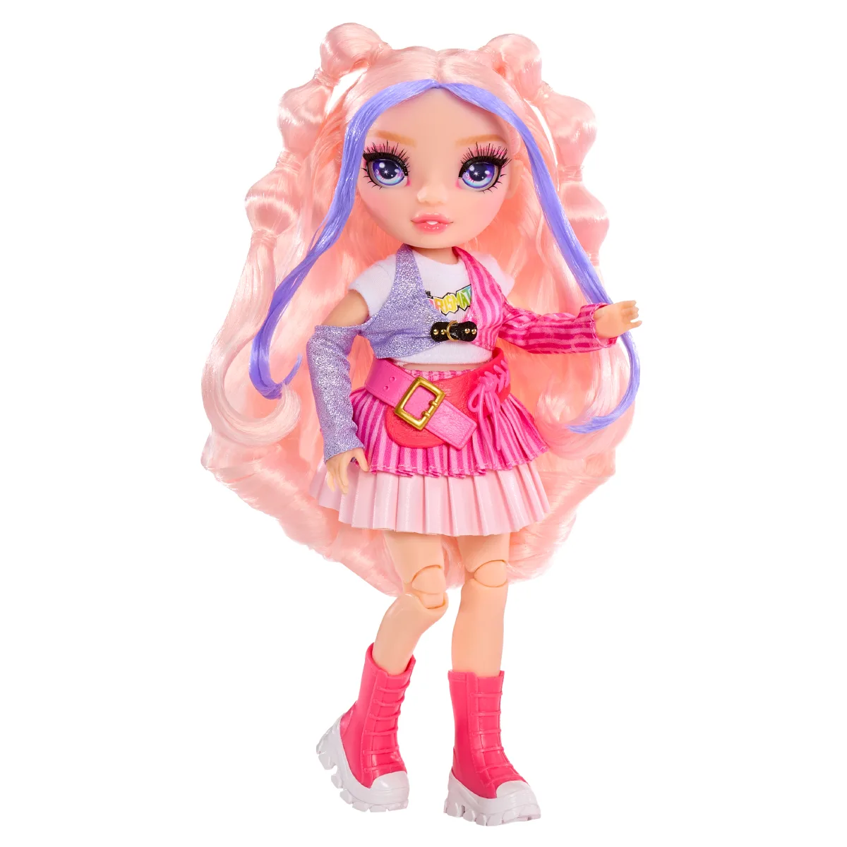 Лялька Rainbow High комбіновані матеріали 24 см рожевий бузковий