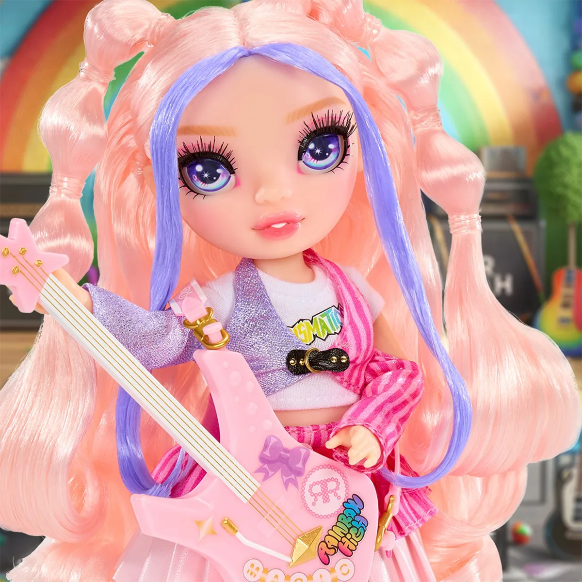 Лялька Rainbow High комбіновані матеріали 24 см рожевий бузковий