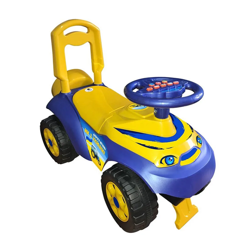 Дитяча каталка Doloni Toys пластик 62х48х29 см червона