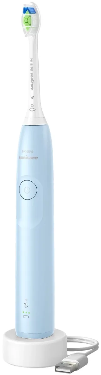 Електрична зубна щітка Philips Sonicare 5300 Series, 62 тис. коливань/хв, з однією насадкою, блакитного кольору.