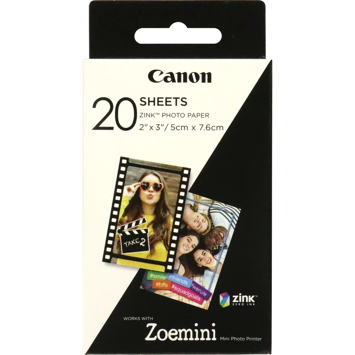 Бумага Canon ZINK™ 2x3 ZP-2030 20 л.