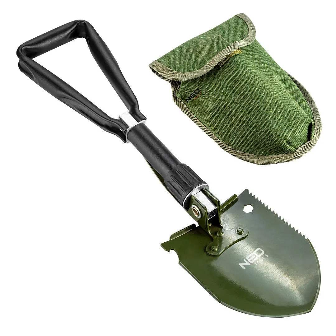 Складана лопата Neo Tools, 5 в 1, 0,85 кг, з чохлом.