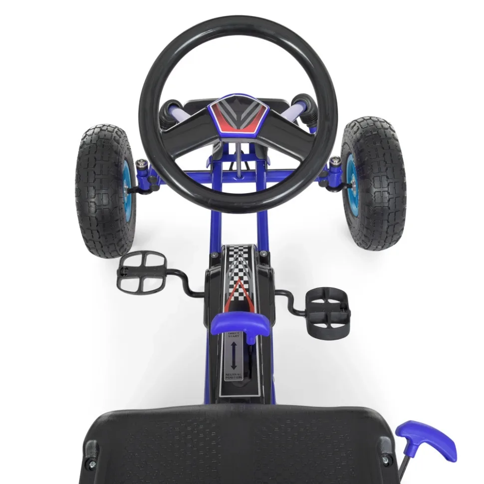 Велокарт Bambi Racer 101x65x25 см комбінований синій для дітей від 3 років
