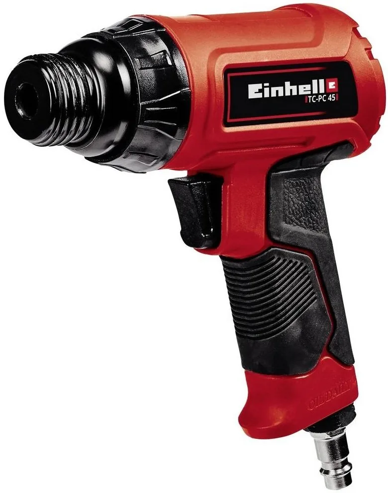 Пневматичний відбійний молоток Einhell TC-PC 45, 6.3 бар, витрата повітря 113 л/хв, енергія удару 1.2 Дж, частота 4500 уд/хв, вага