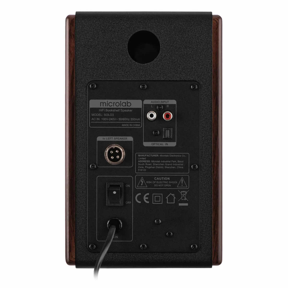 Акустична система MICROLAB SOLO 3 2.0, 40w, mini-jack/, коричневий