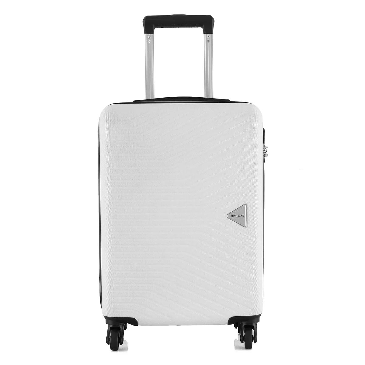 Валіза ABS 20" White ручна поклажа 40л
