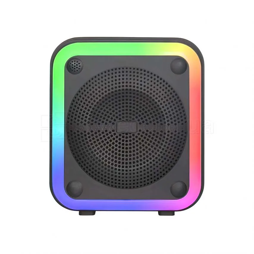 Портативна колонка Bluetooth 20W 3600mAh чорна 305мм з функцією караоке і FM приймачем