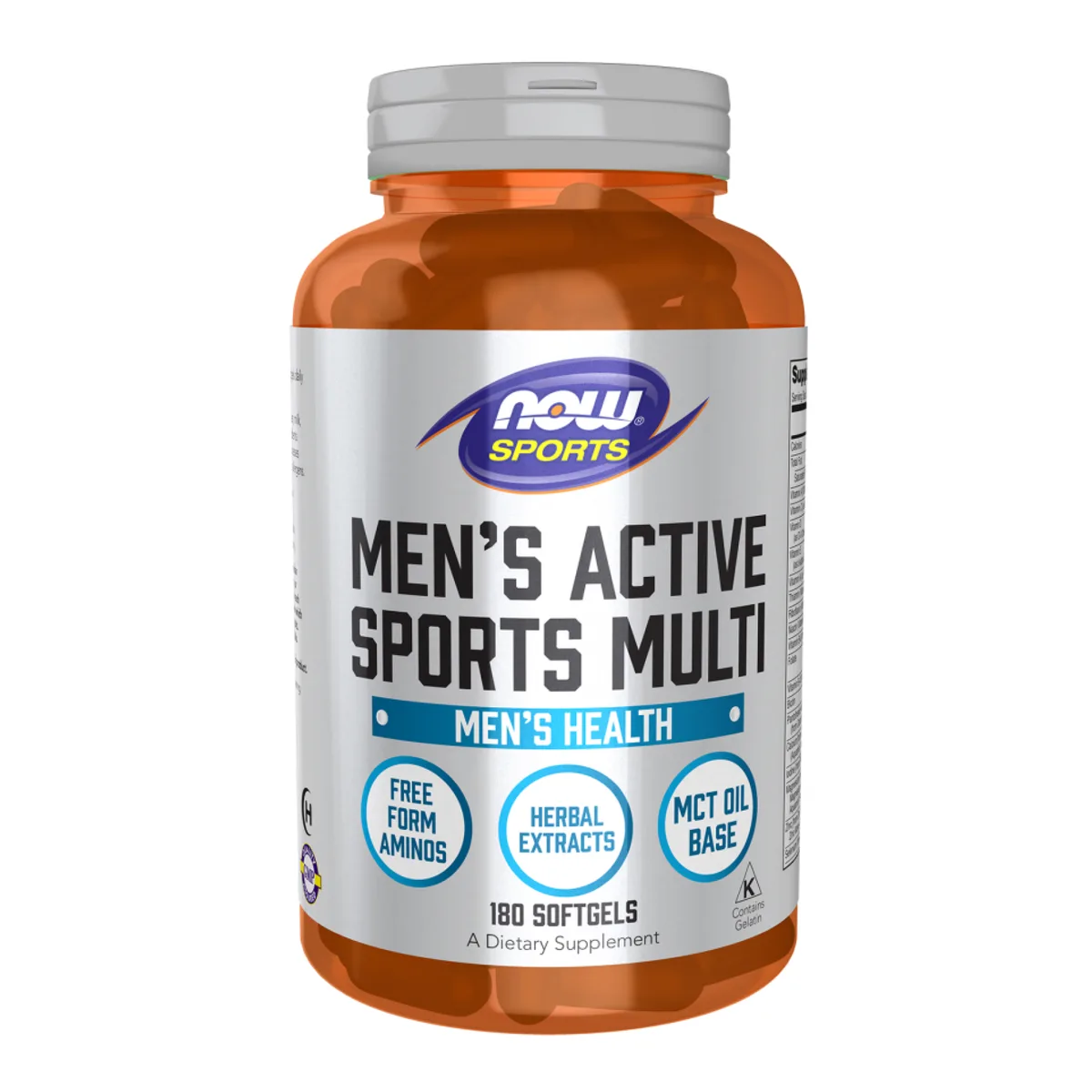 Мультивітамінний комплекс Now Foods Men's Active Sports Multi 180 капсул