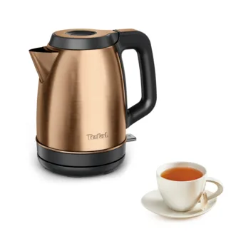 Електрочайник Tefal Coppertinto 1.7л, Strix, з нержавіючої сталі, бронзового кольору.